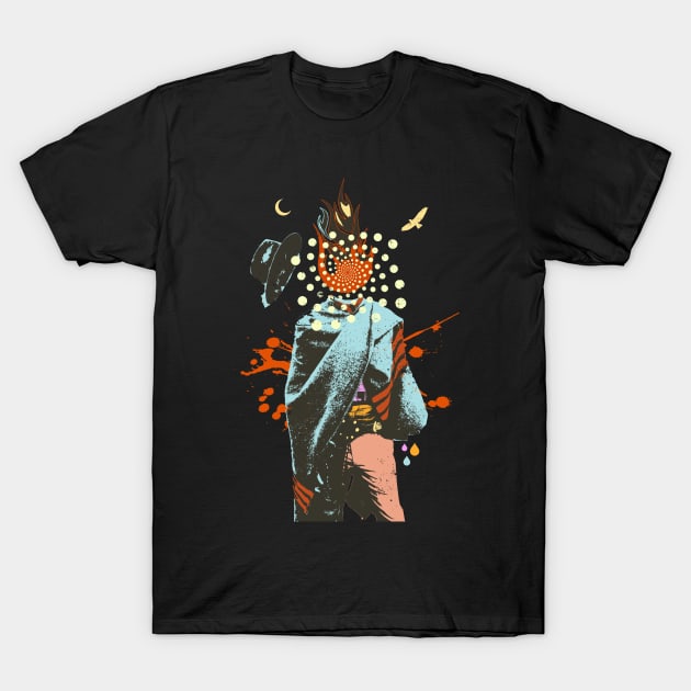 PSYCHEDELIC COWBOY T-Shirt by Showdeer